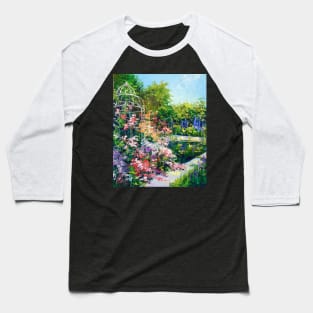 Pond in flowers Baseball T-Shirt